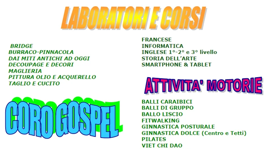 nuovo libretto corsi e laboratori